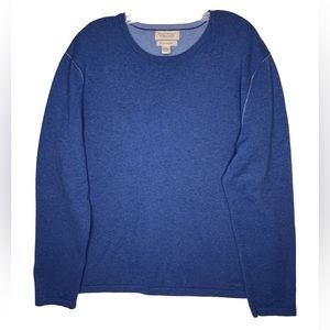 Banana Republic Blue Cotton Cashmere Blend Long Sleeve Sweater Men’s Large
